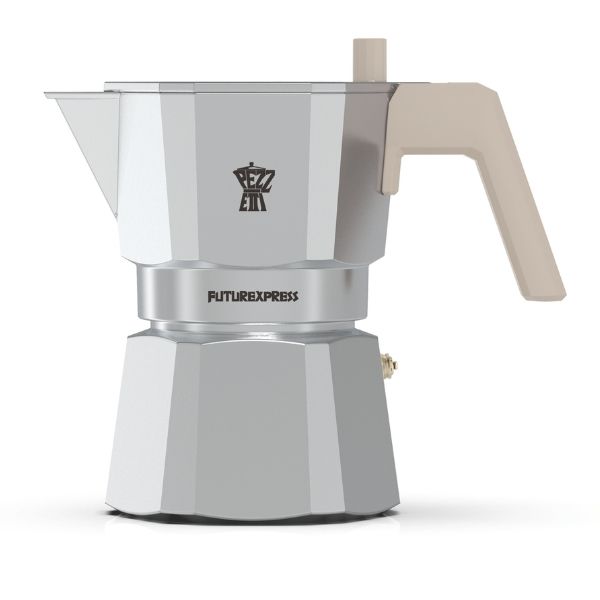 Pezzetti Future Express 3 Cup Stove Top Coffee Maker - Silver