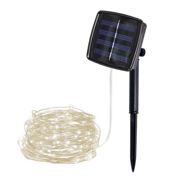 10M Solar LED Fairy String Lights