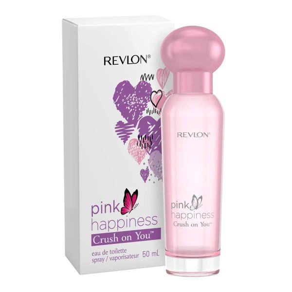 Revlon Pink Happiness Crush on You 50ml EDT Fragrance for Her