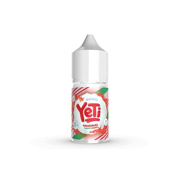 30ml Yeti Salts Vape Juice - Original Candy Cane - 50mg