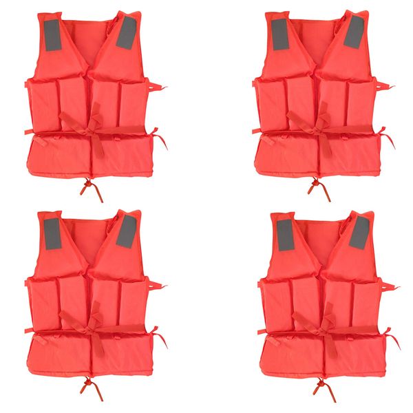 4 Life Jacket Adjustable Lifejacket 20-37kg -Can Wear 2 For Double Buoyancy
