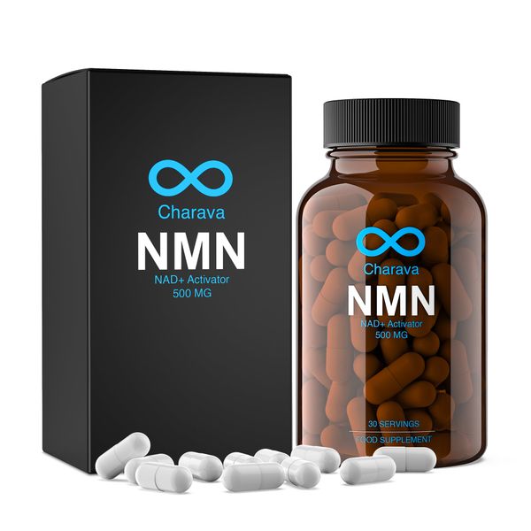 Charava - NMN 500mg Nicotinamide Mononucleotide - 30 capsules