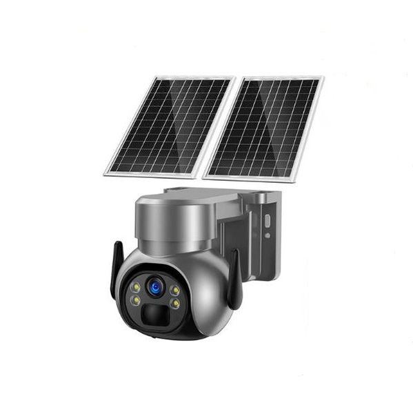SE-D3M-4G Solar PTZ 4MP HD Camera with PIR, 2-Way Audio &amp; Night Vision