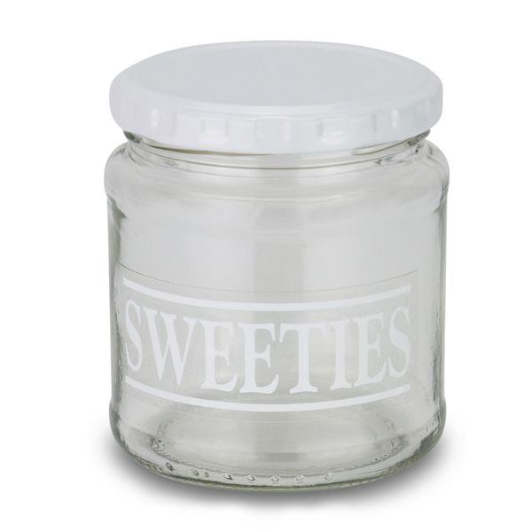 Jar - Sweeties - Transparent - Glass - 291ml