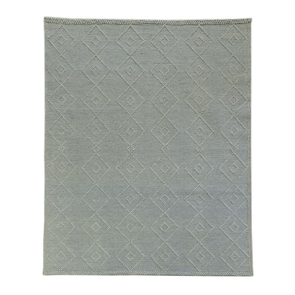 Handmade Grey Flatweave Rug 150 x 230 cm