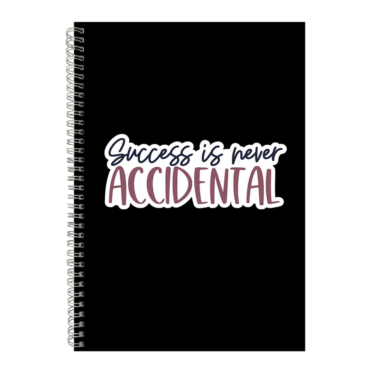 Success A4 Notebook Spiral and Lined Motivational Saying Graphic ...