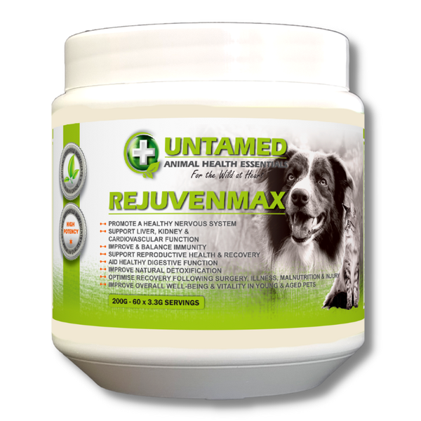 Untamed REJUVENMAX, Most Comprehensive of Cat &amp; Dog Health Supplements