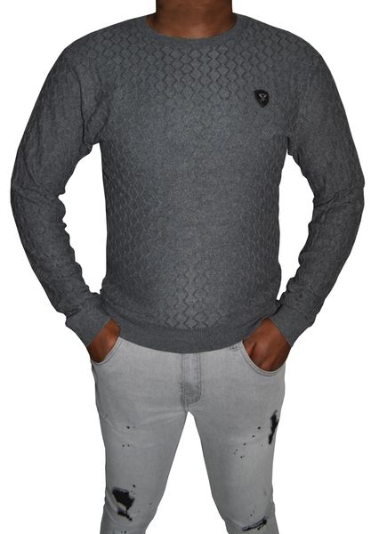 Soviet Barlow Mens Crew Neck Jersey - Grey