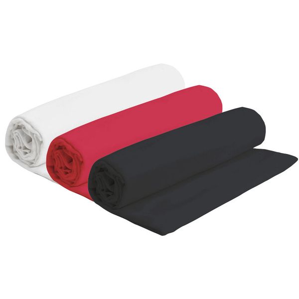 PepperSt Baby Collection – Baby Receiving Blanket – White, Red &amp; Black