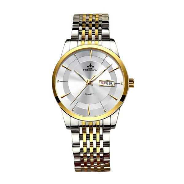 Men's All-Steel Watch Luxury Waterproof Quartz Wrist Watches Charm