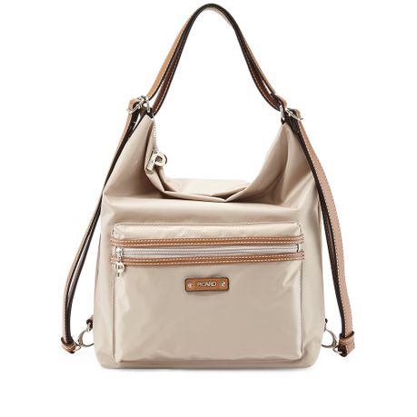 Picard Shoulder Pouch Bag with Backpack Function SONJA Perle Beige