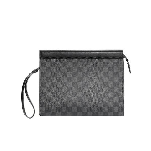 Men's Casual Plaid Clutch bag, Simple And Stylish, Elegant Clutch Bag