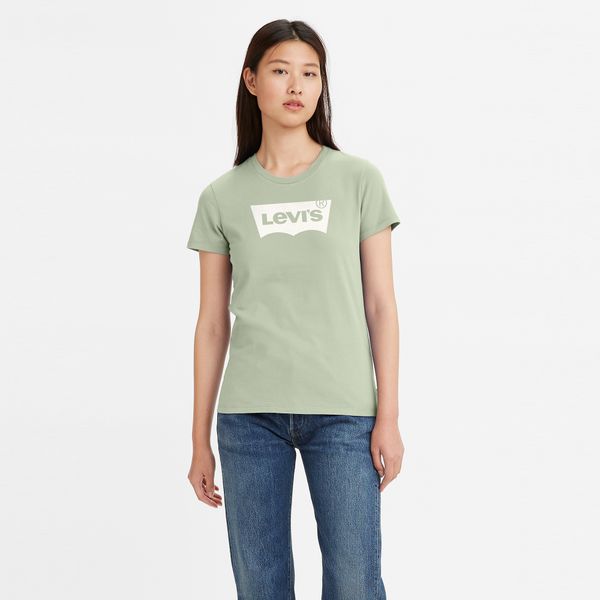 Levi's® Women's Perfect Tee - Poster Logo Meadow Mist