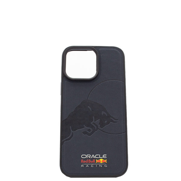 RedBull Racing - Magsafe Meshed Navy Leather IPhone 16 Pro Case