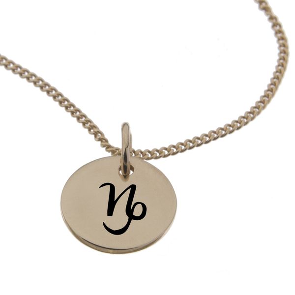 Capricorn Star Sign Necklace 10mm