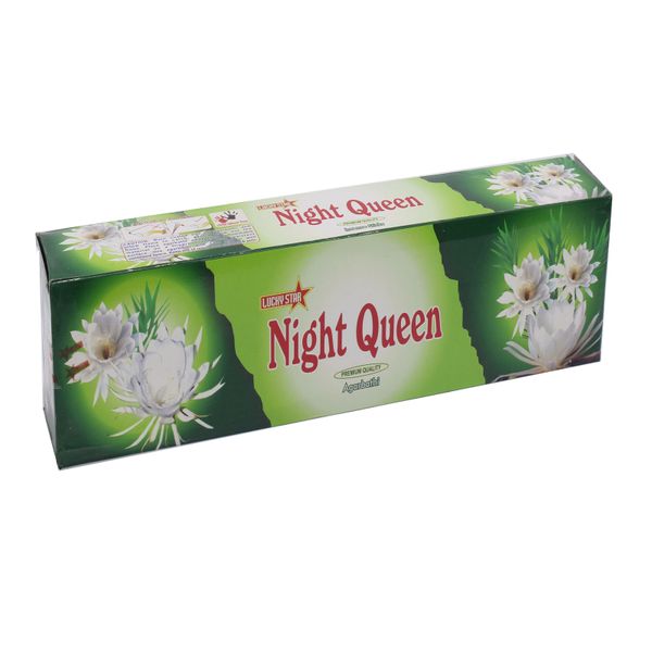 Lucky Star Night Queen Premium Quality Incense Sticks - 60 Sticks