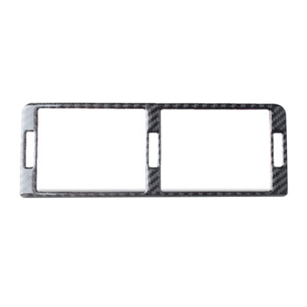 1Piece Air Vent Trim Auto Carbon Fiber Console Air Vent Sticker Trim