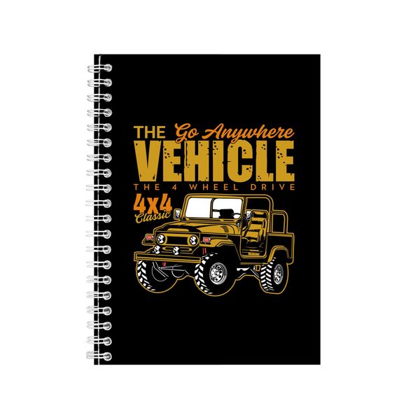 The Go Anywhere Vehicle Notebook Car Gift Idea A5 notes 125