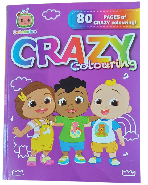 Crazy Colouring Cocomelon 80 Pages