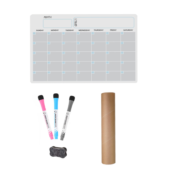 Magnetic Calendar Whiteboard Monthly Planner Set