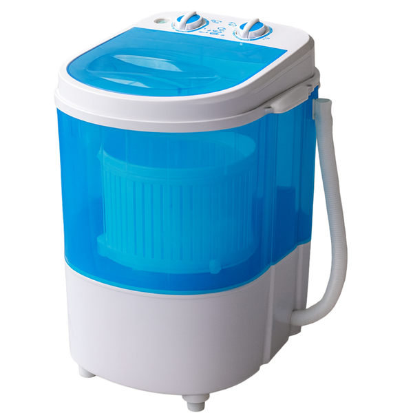 Semi-Auto Mini Washer - Double Drum, Easy to Move