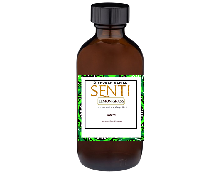 Senti Home Diffuser Refill - Lemongrass - 500ml