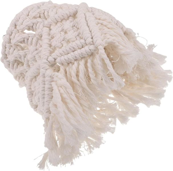 Boho Hanging Lamp Bohemian Cotton Rope Woven Light Shade Cover