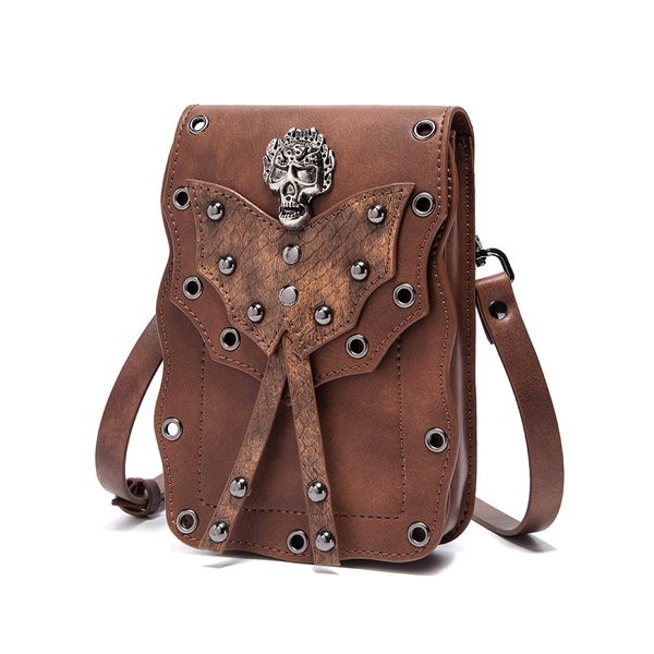 Women's Retro Style Single Shoulder Crossbody Bag Cell Phone Coin Purse