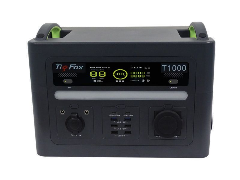 Tig Fox 1000W 1000Wh High Capacity UPS and Power Station SA Plug