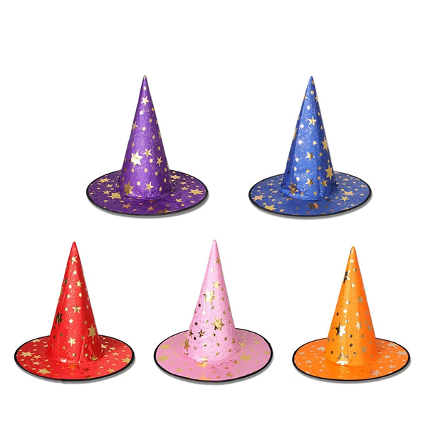 Sparkly Witches Dress Up Hat x 5