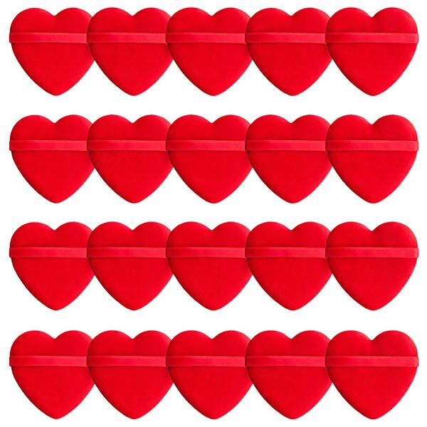 24-Piece Heart-Shaped Makeup Beauty Sponge Set