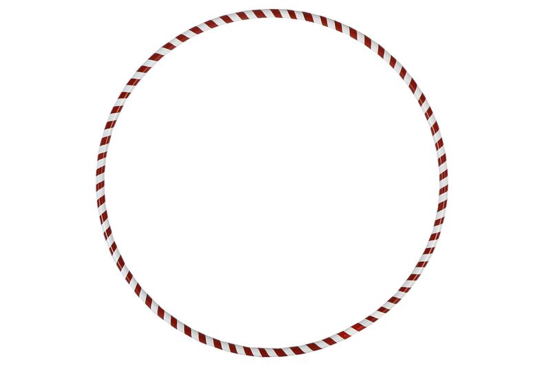 Hula Hoop Number 12 - White and Red - 100cm