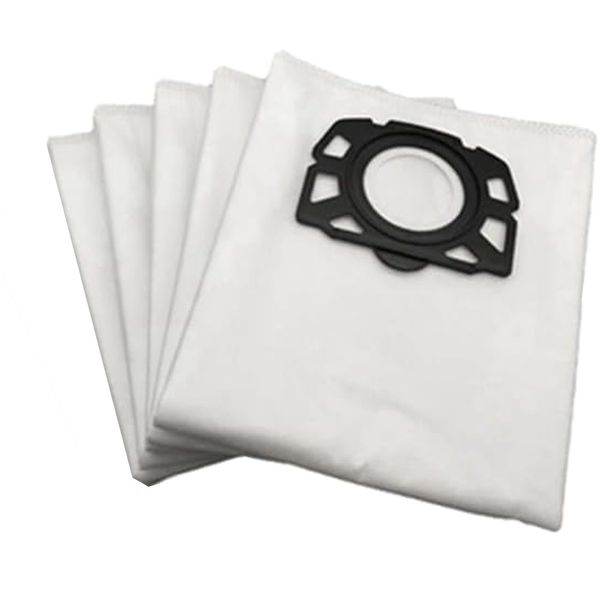5Pieces Filter Fleece Bags Compatible With Karcher WD5 WD6 MV4 V5 V6 Vacuum