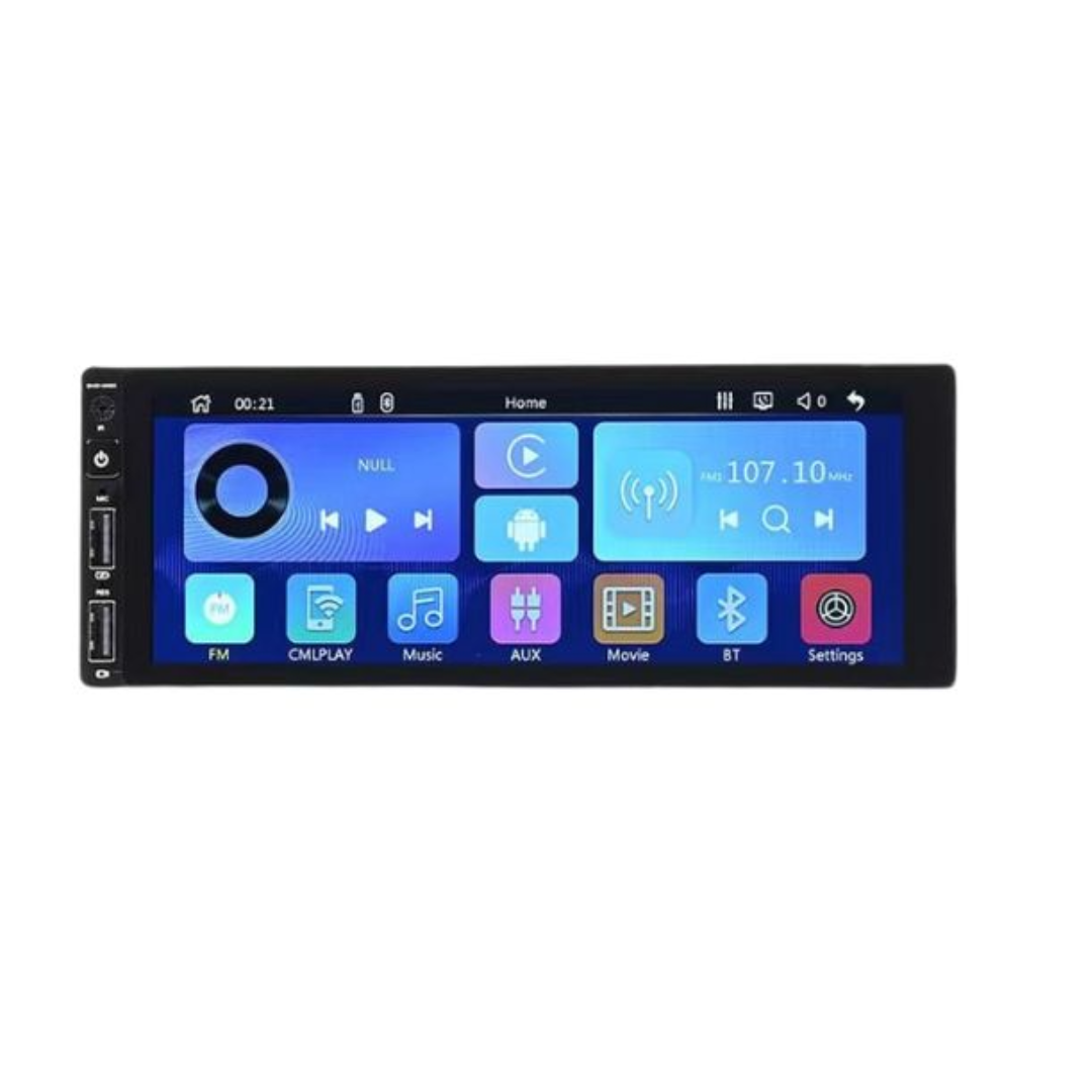 6.9-Inch 1-DIN Touchscreen Carplay Multimedia Unit