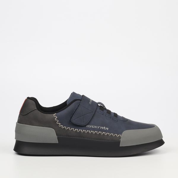 Mazerata Men's Navy Nubuck Pu Plain Casual image