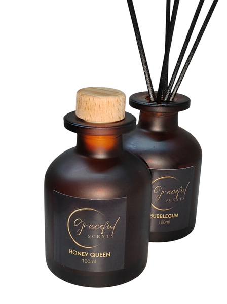 Brown Glass Round Diffuser