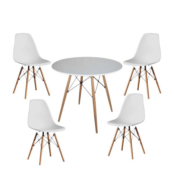 White Table and Chairs