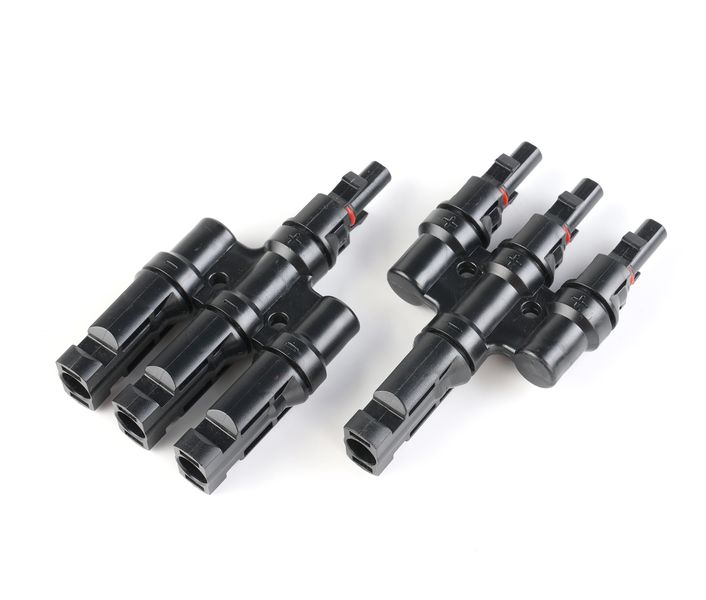 3 to 1 Black BougeRV Solar MC 4 Male And Female -MRUL