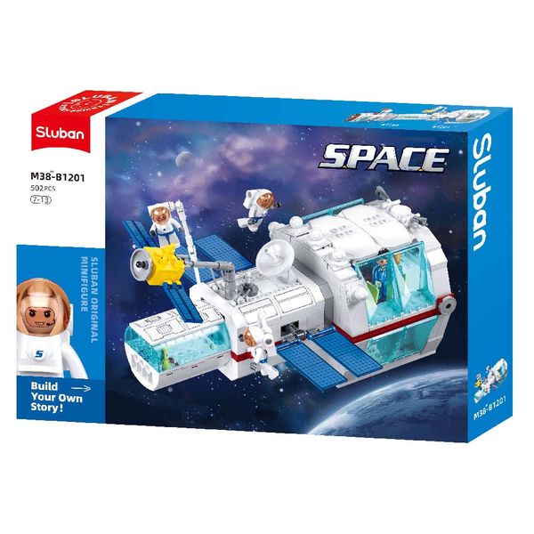Sluban Building Set: Space - Dream Space Station Code Module - 502 Pieces