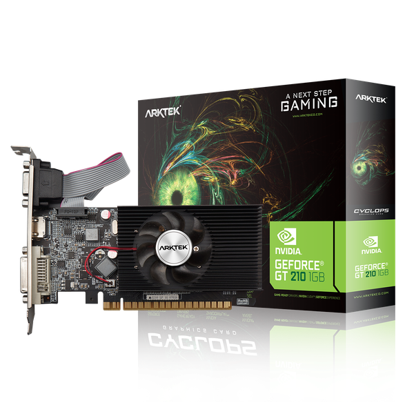 Arktek Nvidia GT210 1GB DDR3 64-bit HDMI / DVI / VGA Graphics Card