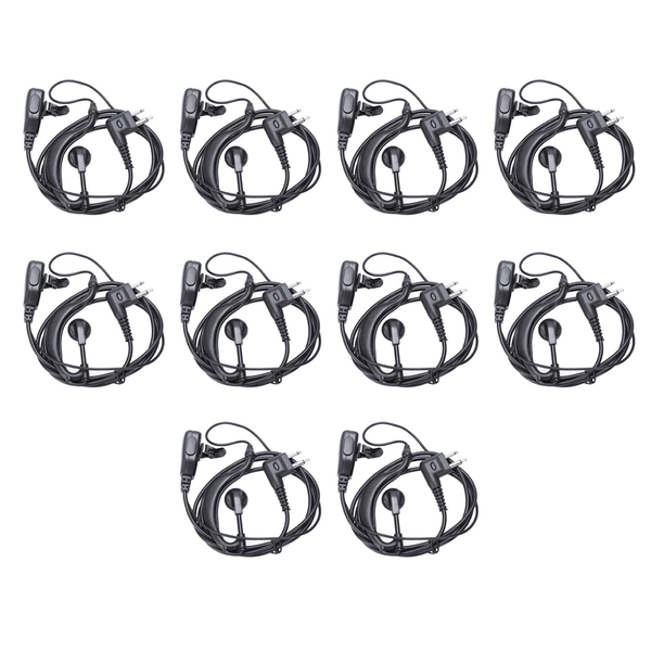 2Pin Ptt Headphones Earpiece Compatible with Motorola Walkie Talkie