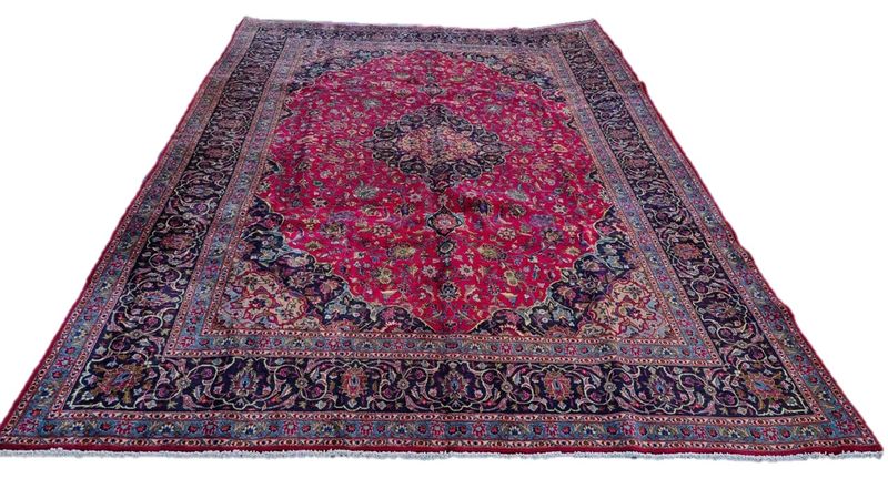 Persian Kashmar Carpet - 405cm x 300cm Hand Knotted
