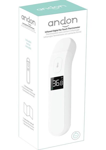 Andon - Infrared Digital No Touch Thermometer Medical Grade Non Contact