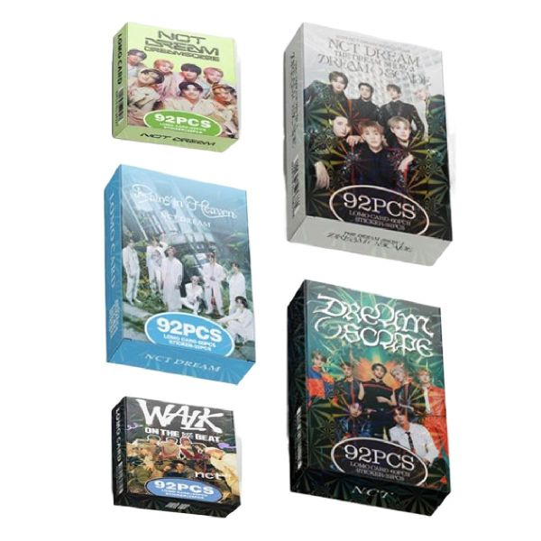 Kpop NCT Mini Photo Album Photocards Sticker Set - 5 Pack