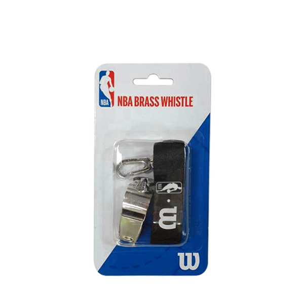 Wilson NBA Brass Whistle With Lanyard