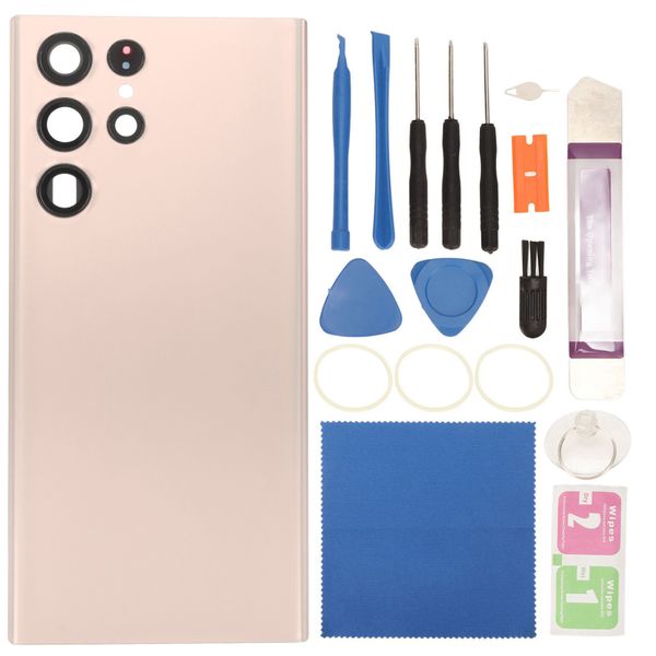 S22 Ultra Back Glass Pink Kit