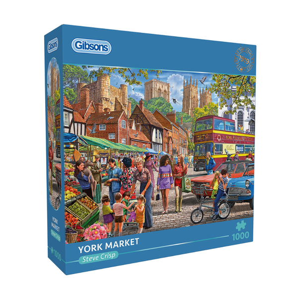 Gibsons - York Market - 1000 Piece Jigsaw Puzzle