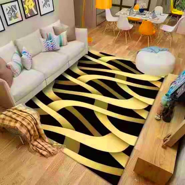200cm by 150cm - Modern 3D Geometric Design Area 52 Rug