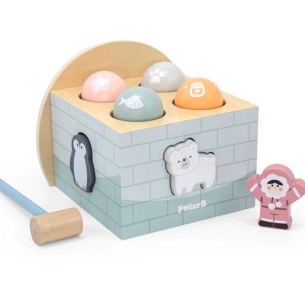 PolarB Igloo Hammer Game Wooden