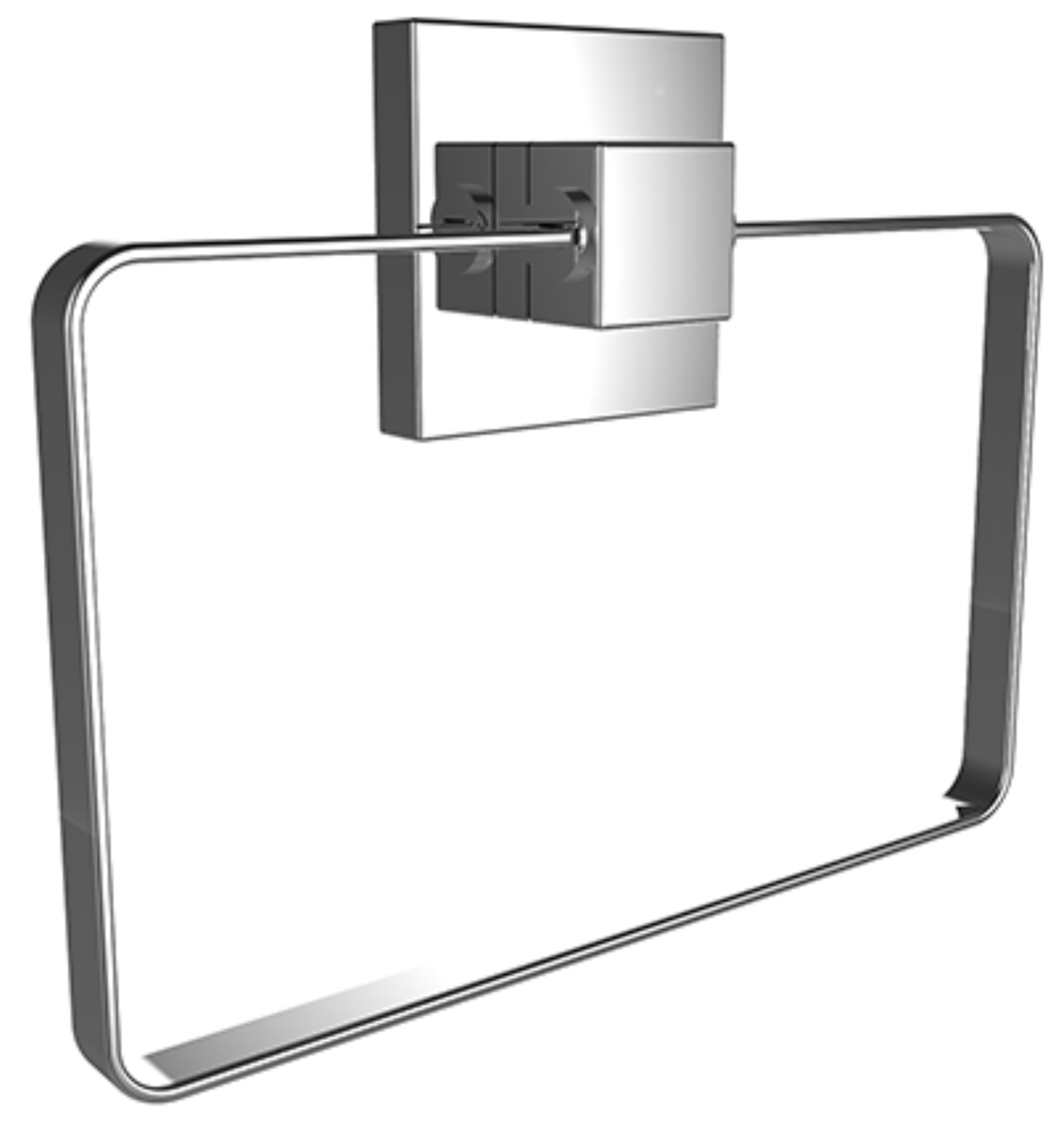 Fusion-Loc Square Suction - Towel Ring